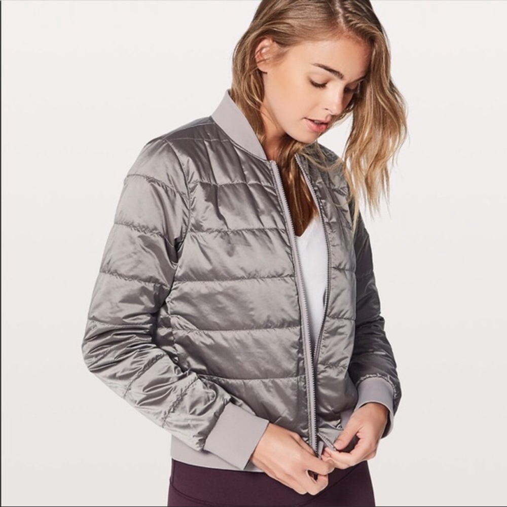 Lululemon Crome Non Stop Reversible Bomber Jacket